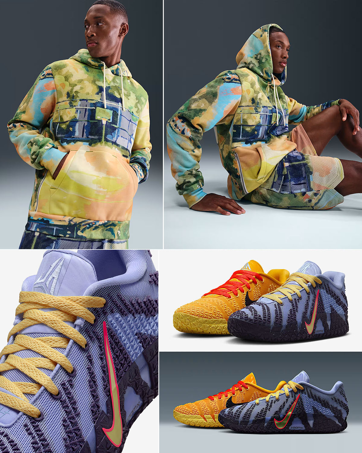 Nike Ja 3 Channel 12 x Nike Basketball Hoodie and Shorts Outfit