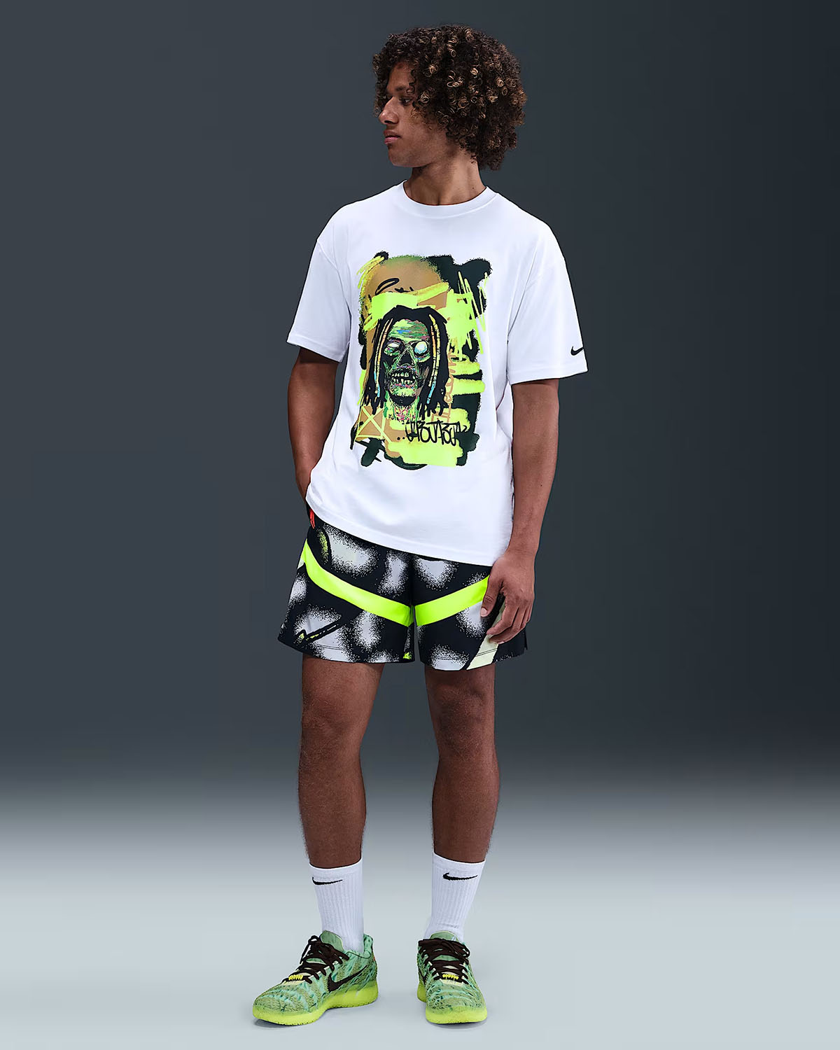 Nike Ja 3 Zombie Halloween Mens Basketball Shoes Shirt Shorts Outfit