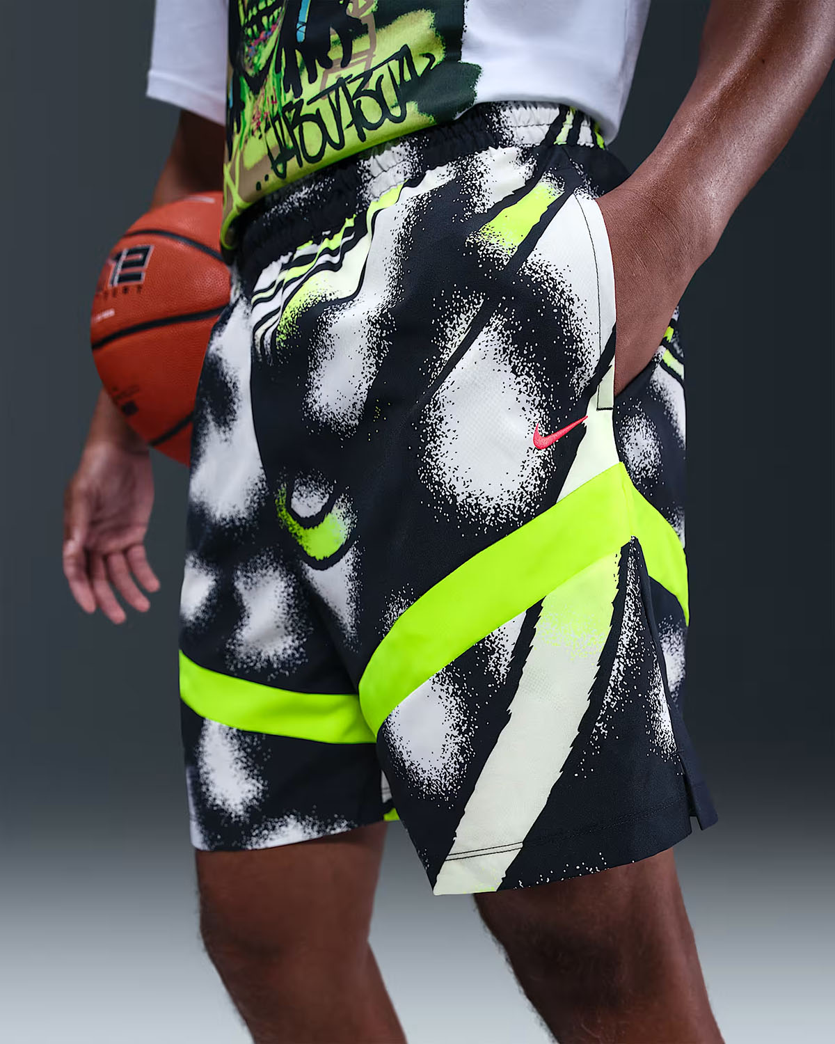 Nike Ja 3 Zombie Halloween Mens Basketball Shorts 2