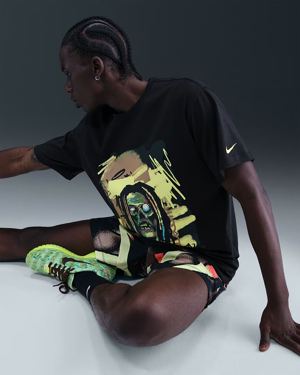 Nike Ja 3 Zombie Mens Black T Shirt and Shorts