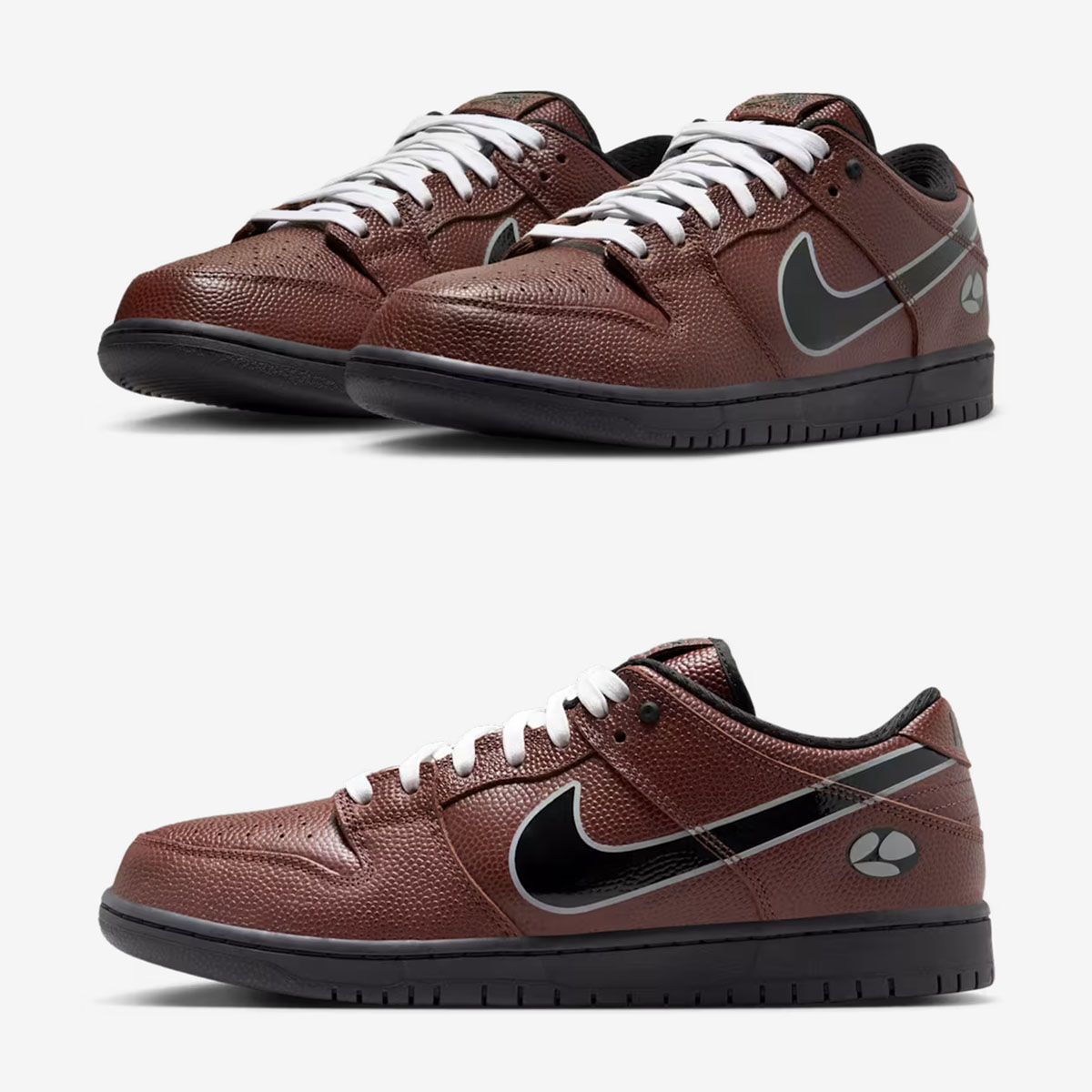 Nike SB Dunk Low Pro x Limosine Skateboards Brown Black Skate Shoes HJ4131-200