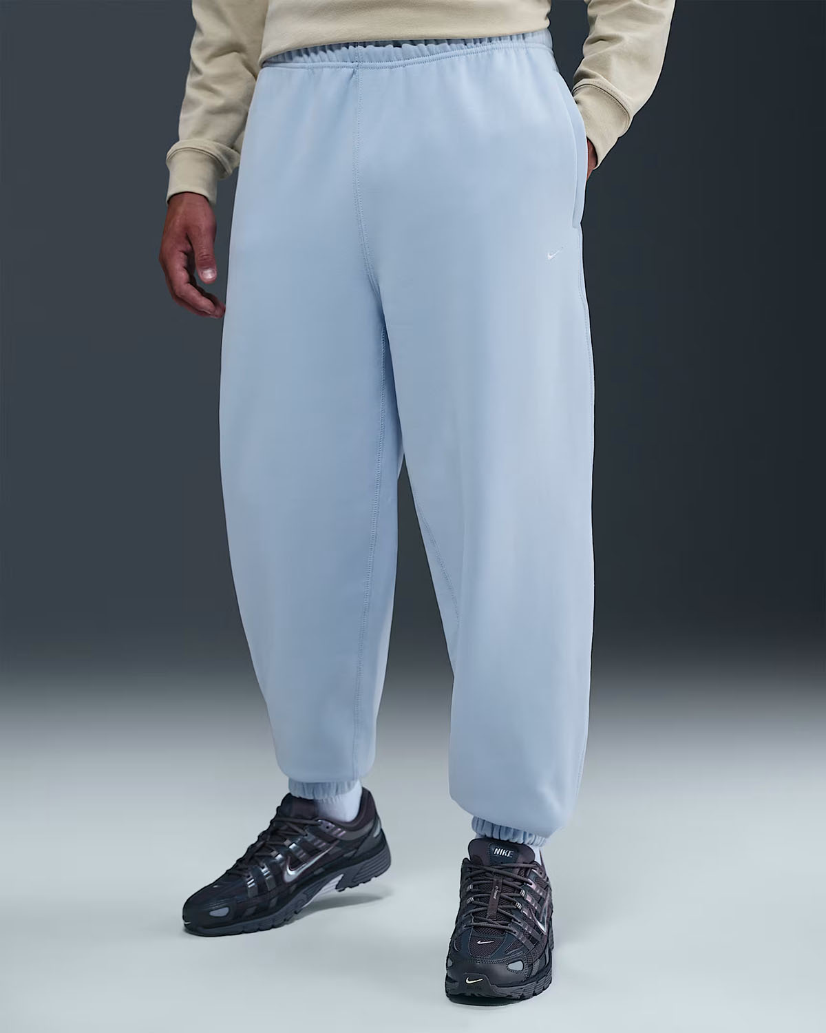 Nike Solo Swoosh Mens Pants Celestine Blue