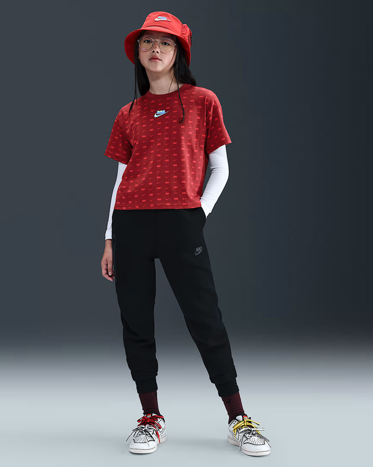 Nike x LEGO Red Kids T Shirt 3