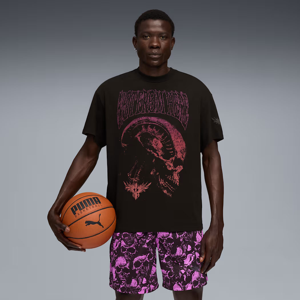 Puma LaMelo Ball World Tour Mens T Shirt Black 1