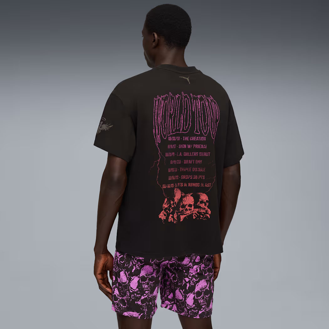 Puma LaMelo Ball World Tour Mens T Shirt Black 2