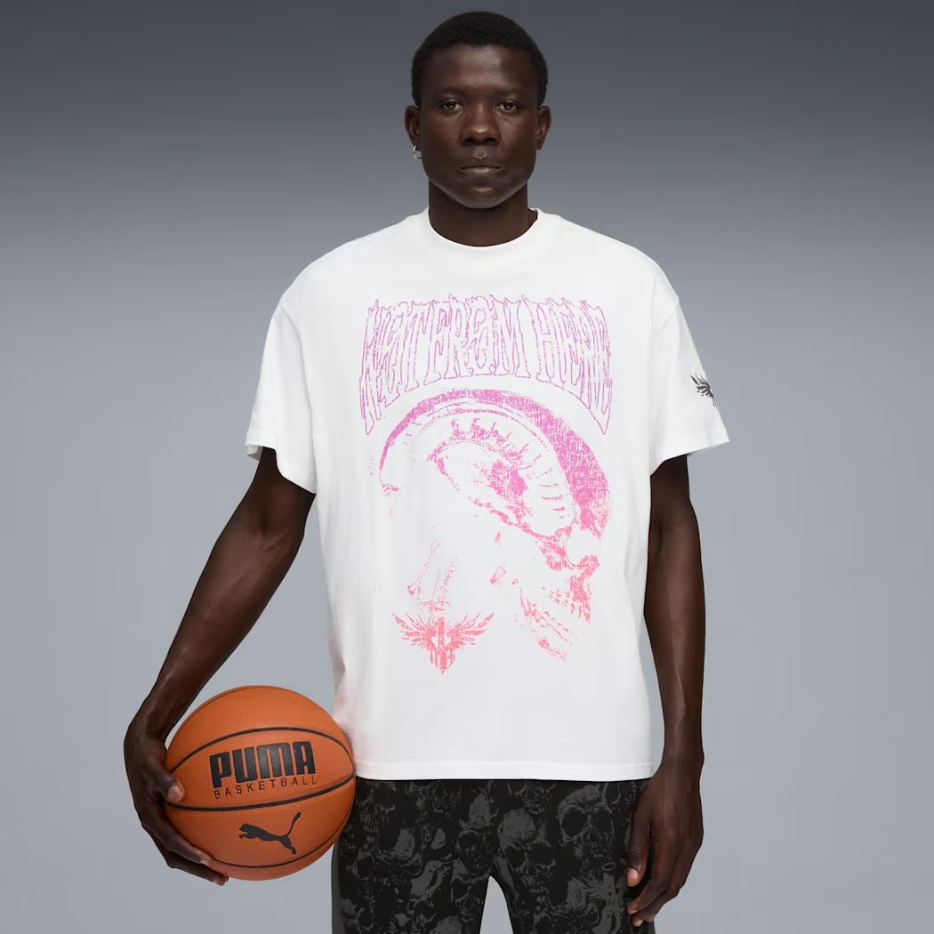 Puma LaMelo Ball World Tour Mens T Shirt White 1