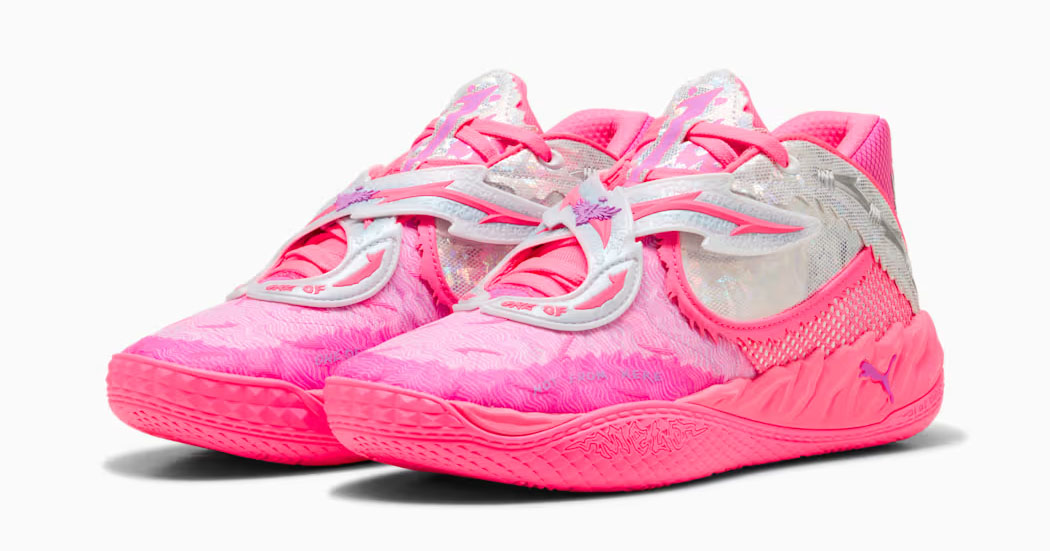 Puma Lamelo Ball MB05 World Tour Pink Mens Basketball Shoes 1