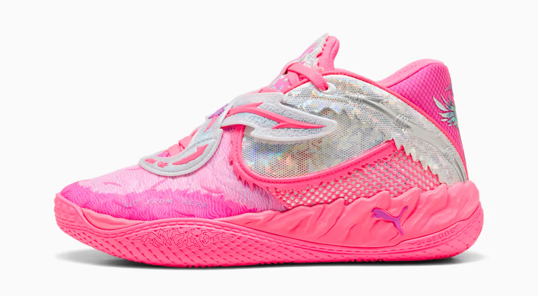 Puma Lamelo Ball MB05 World Tour Pink Mens Basketball Shoes 2