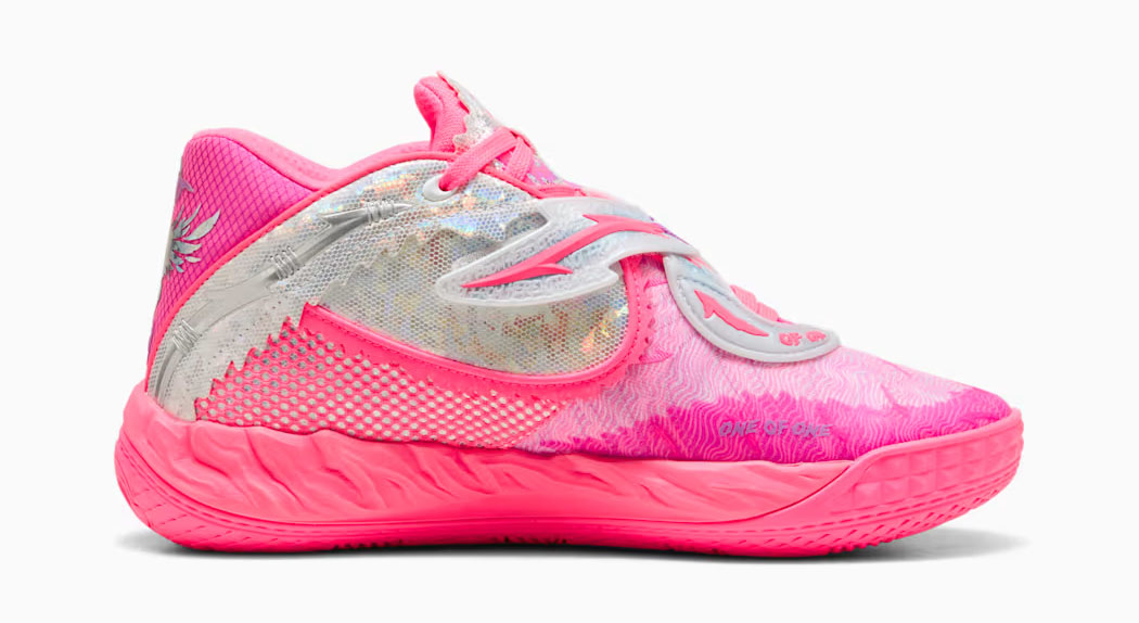 Puma Lamelo Ball MB05 World Tour Pink Mens Basketball Shoes 3