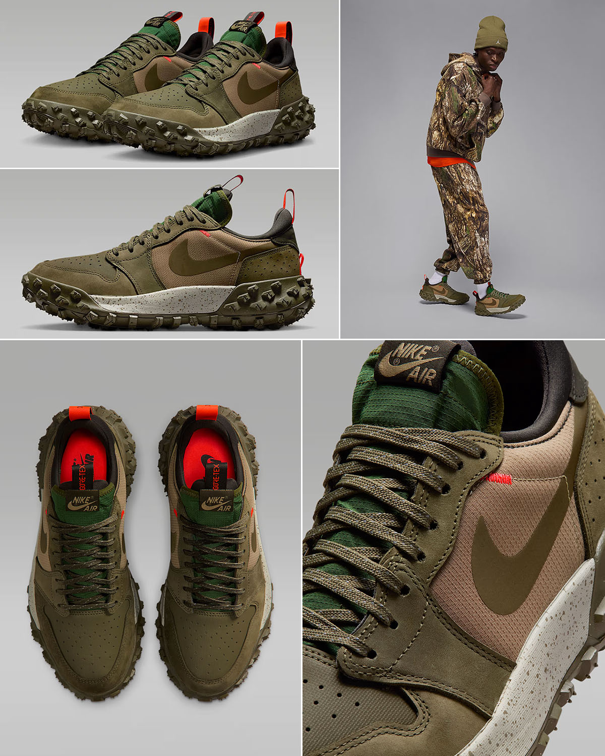 Air Jordan 1 Element Low AT Medium Olive Mens Sneakers Clothing Outfits