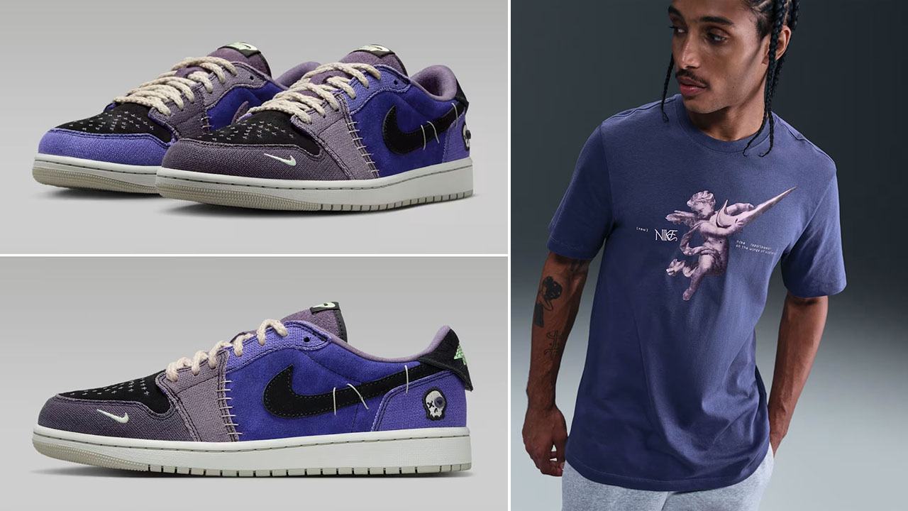 Air Jordan 1 Low OG Zion Voodoo Alternate x Nike Sportswear Mens T Shirt Outfit
