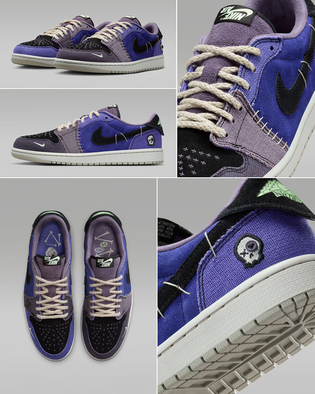 Air Jordan 1 Low OG Zion Williamson Voodoo Alternate Mens Shoes IH2309-500