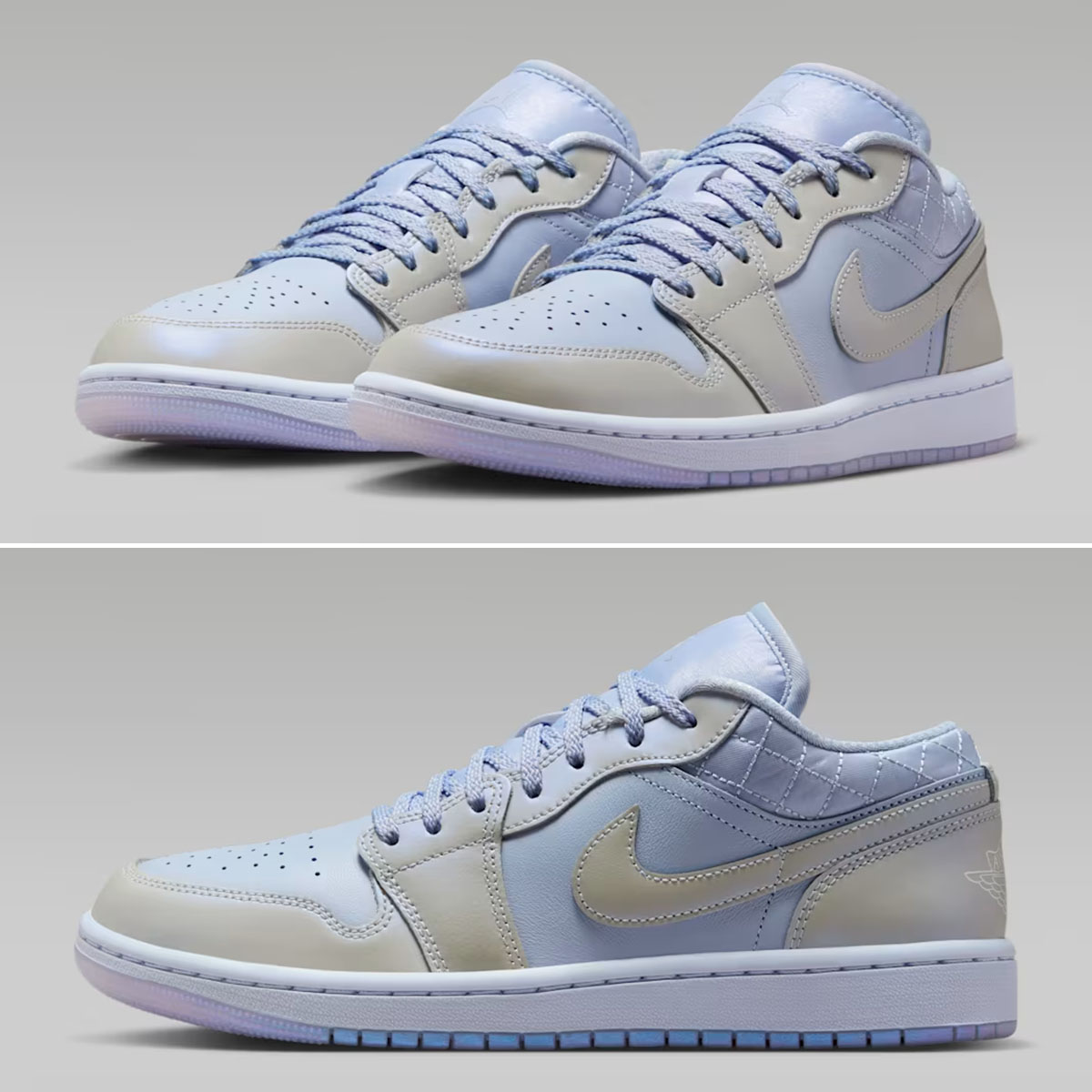 Air Jordan 1 Low SE Ghost Pure Platinum Womens Shoes IM5129-010