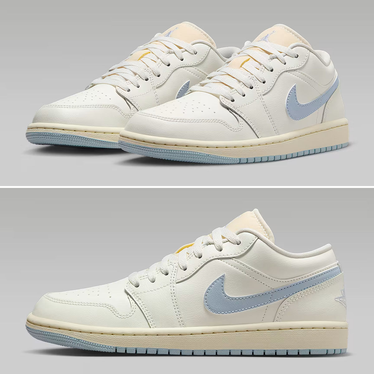 Air Jordan 1 Low Sail Coconut Milk Ghost Womens Shoes DC0774-106