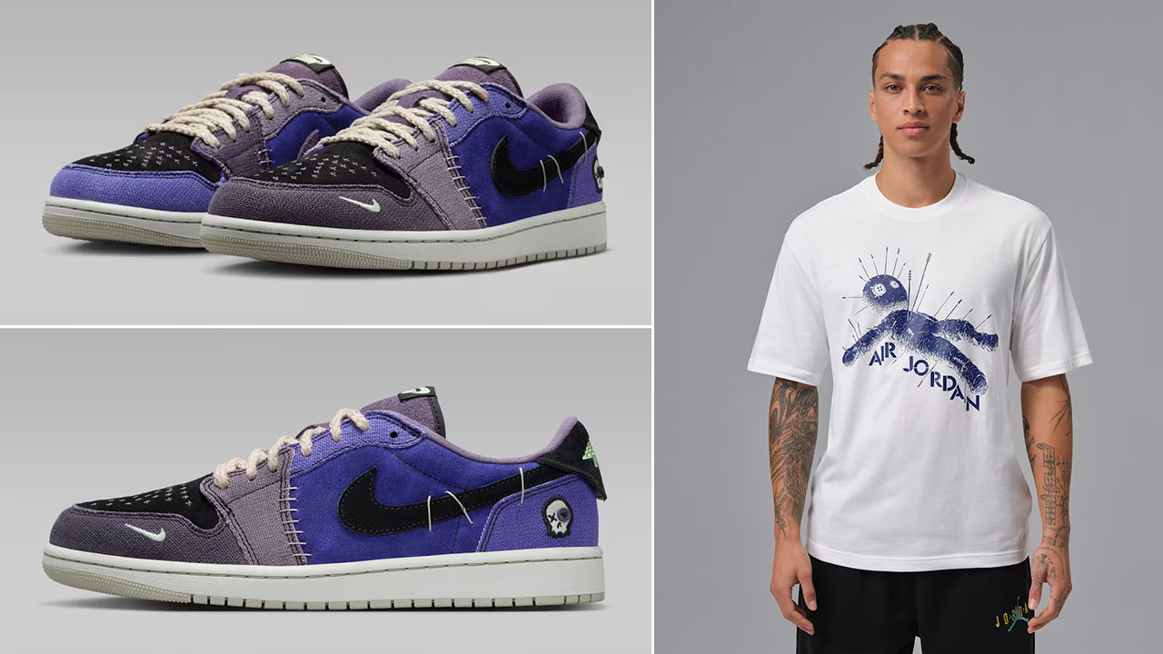 Air Jordan 1 Voodoo Alternate Zion T Shirt White