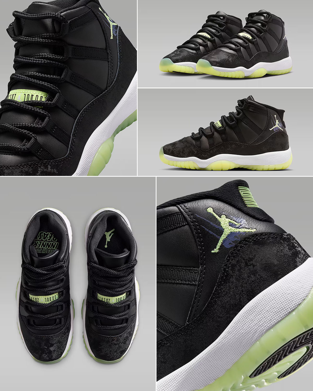 Air Jordan 11 GS Inner Beast Sneaker School Big Kids Grade School Shoes