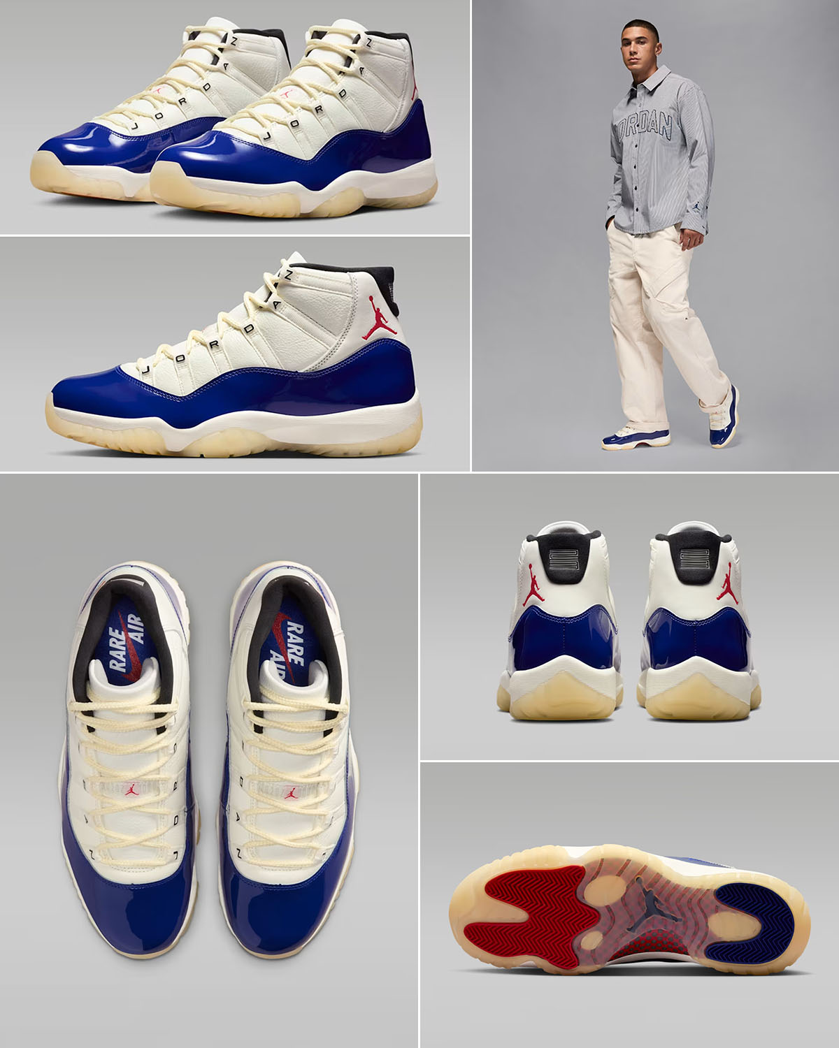 Air Jordan 11 Rare Air Mens Sneakers and Outfits