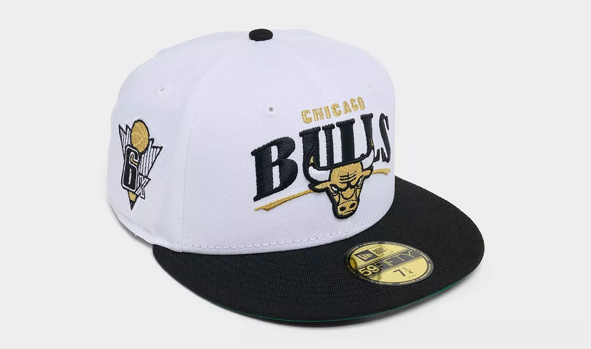 Air Jordan 12 Taxi 2025 New Era Chicago Bulls 59FIFTY Hat Fitted Cap 1