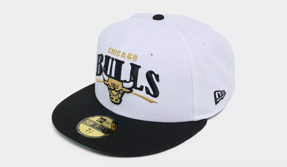 Air Jordan 12 Taxi 2025 New Era Chicago Bulls 59FIFTY Hat Fitted Cap 2