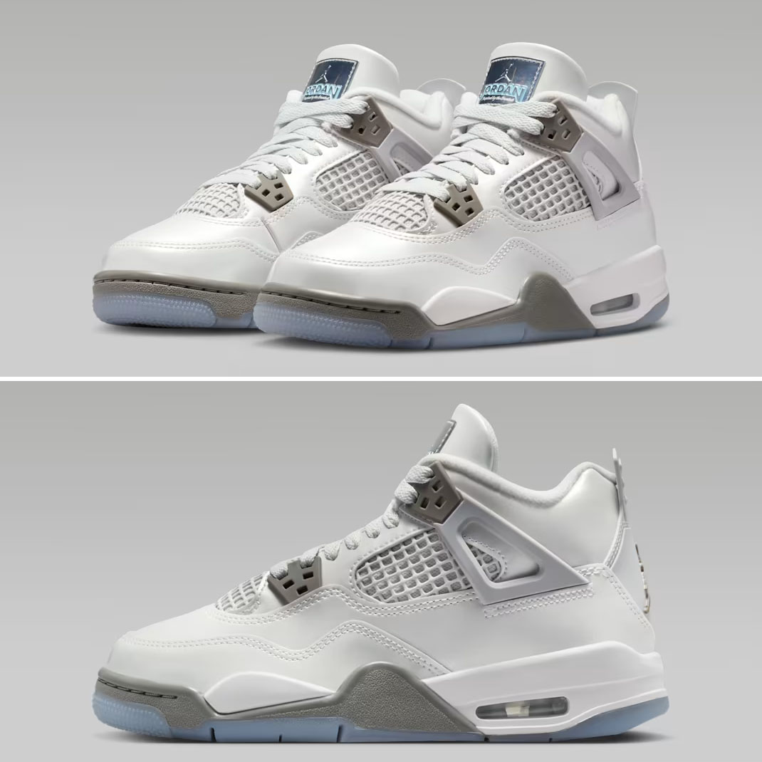Air Jordan 4 GS Blue Chill Big Kids Grade School Shoes HV4401-014