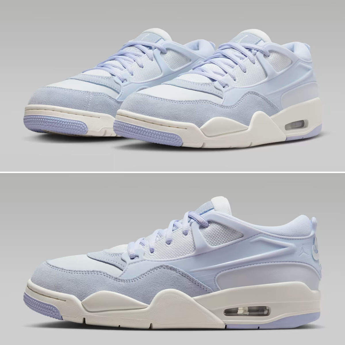 Air Jordan 4 RM Ghost Pure Platinum Womens Shoes FQ7940-010