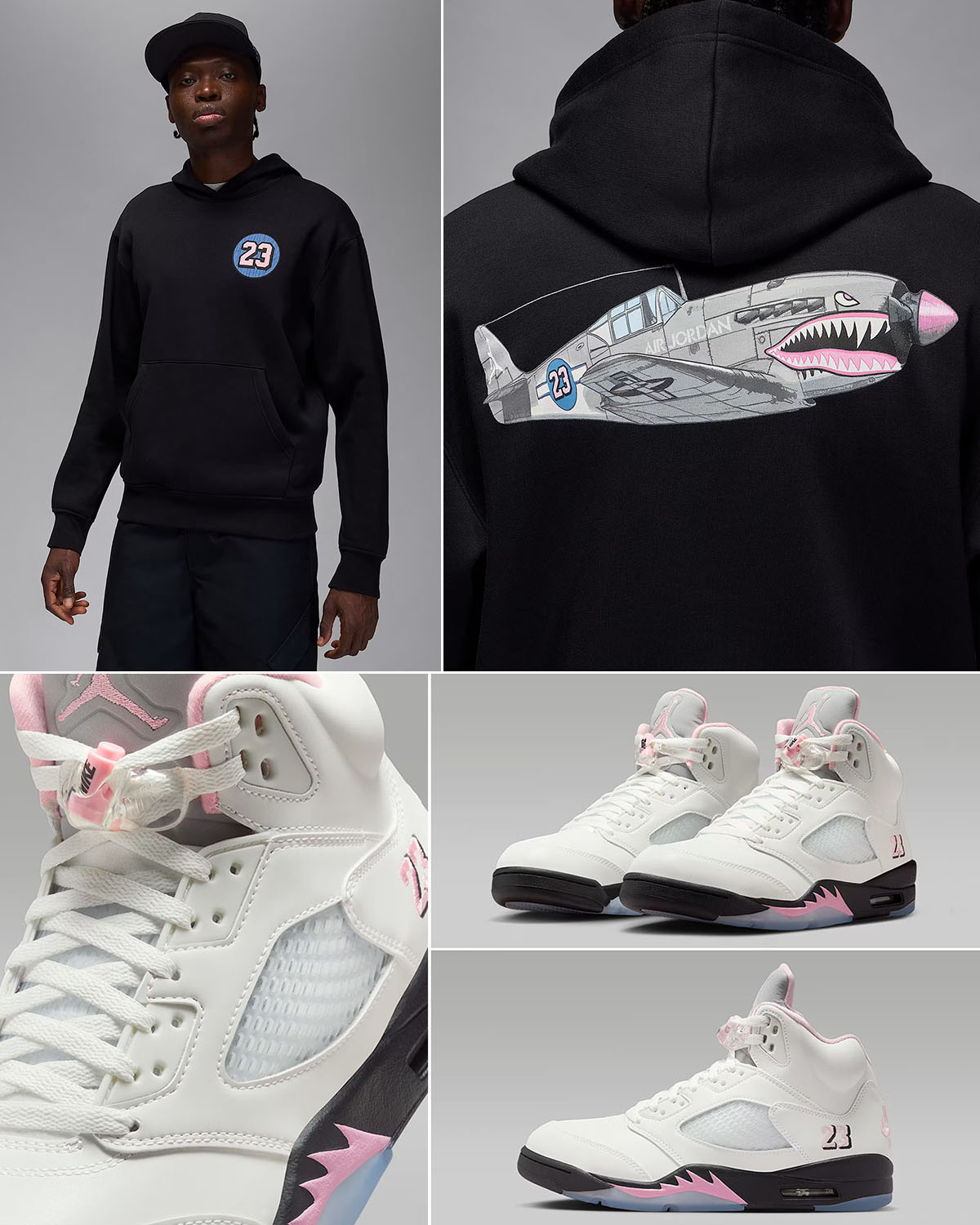 Air-Jordan-5-Medium-Soft-Pink-35th-Anniversary-Mens-Hoodie-Outfit
