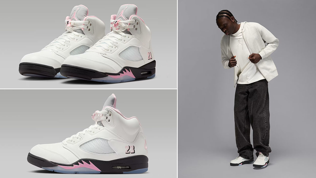 Air Jordan 5 Medium Soft Pink 35th Anniversary Outfits