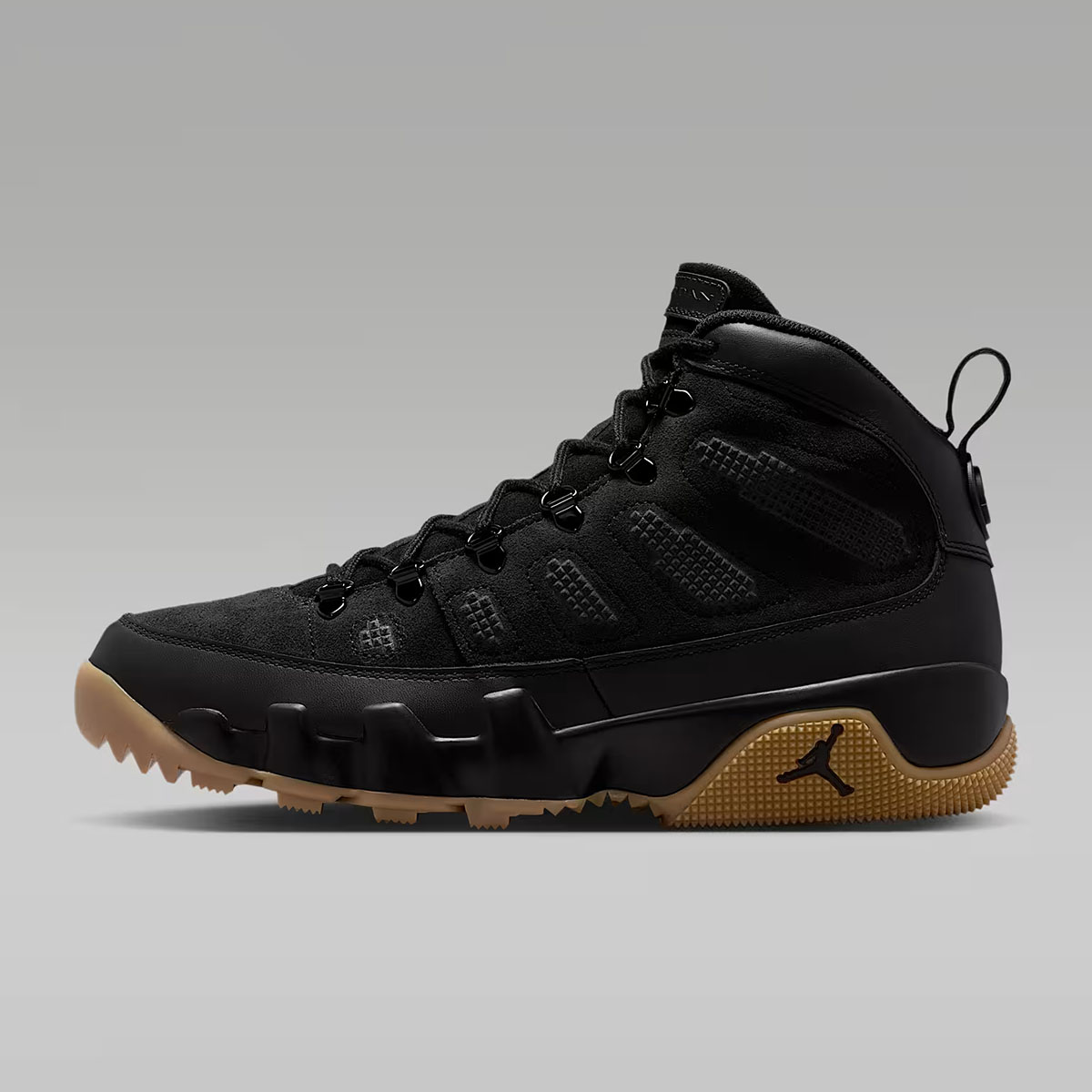 Air Jordan 9 Retro Boots Black Gum Light Brown AR4491-025
