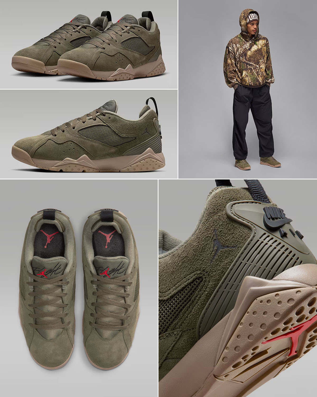 Air Jordan MVP 92 Medium Olive Khaki Mens Shoes Clothing Outfits