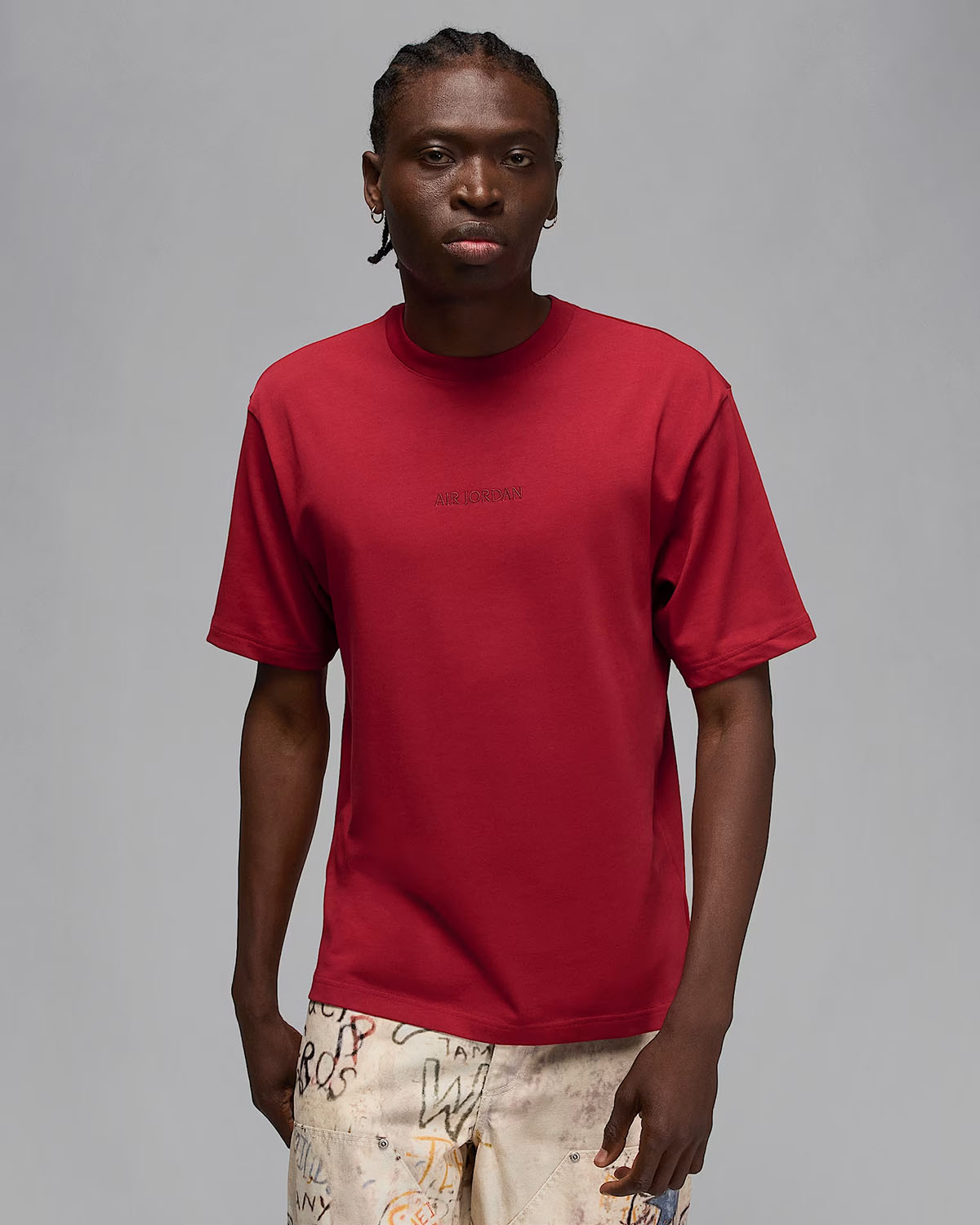 Air Jordan Wordmark 85 Mens T Shirt Wings Jordan Red