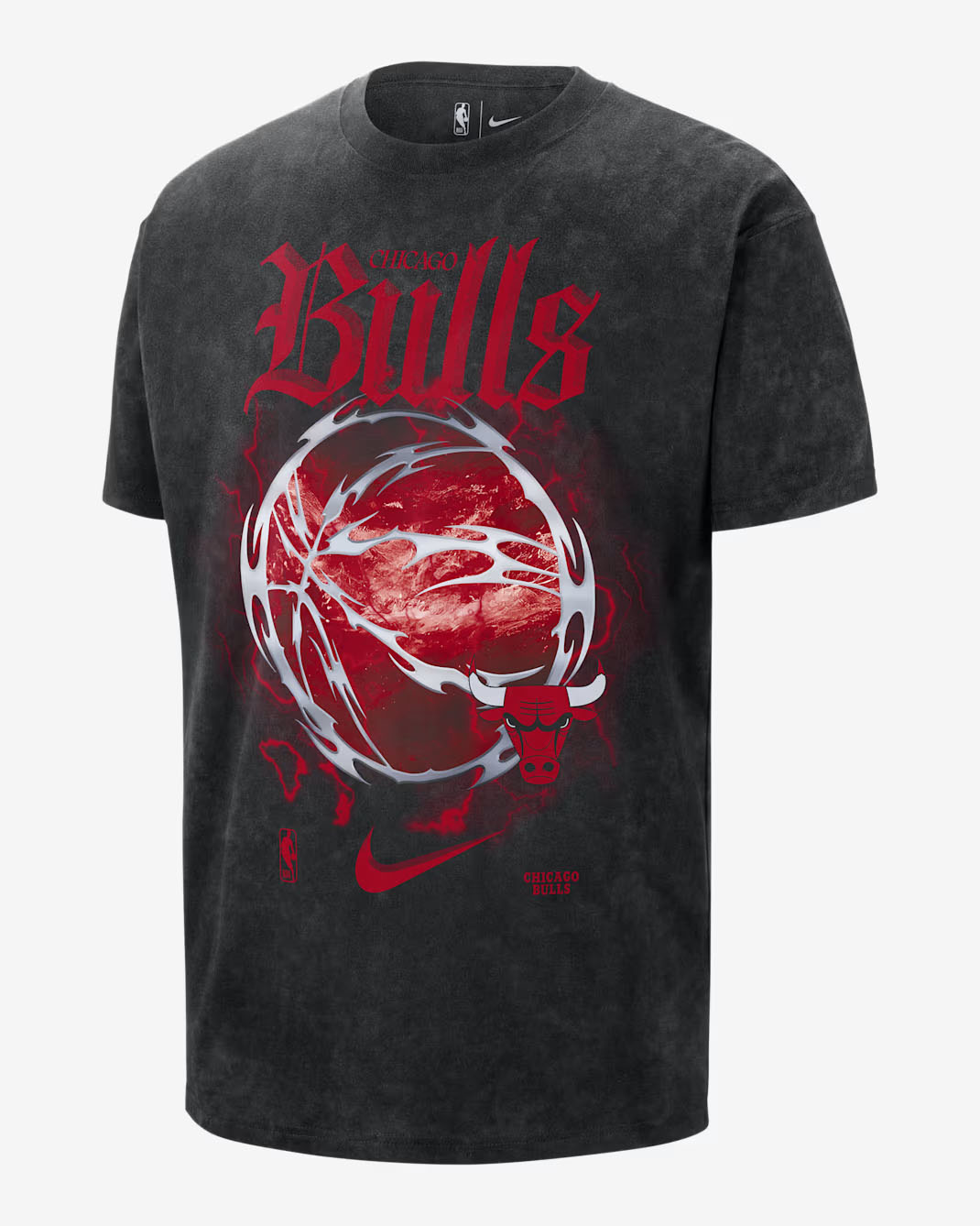 Chicago Bulls Halloween 2025 Courtside T Shirt