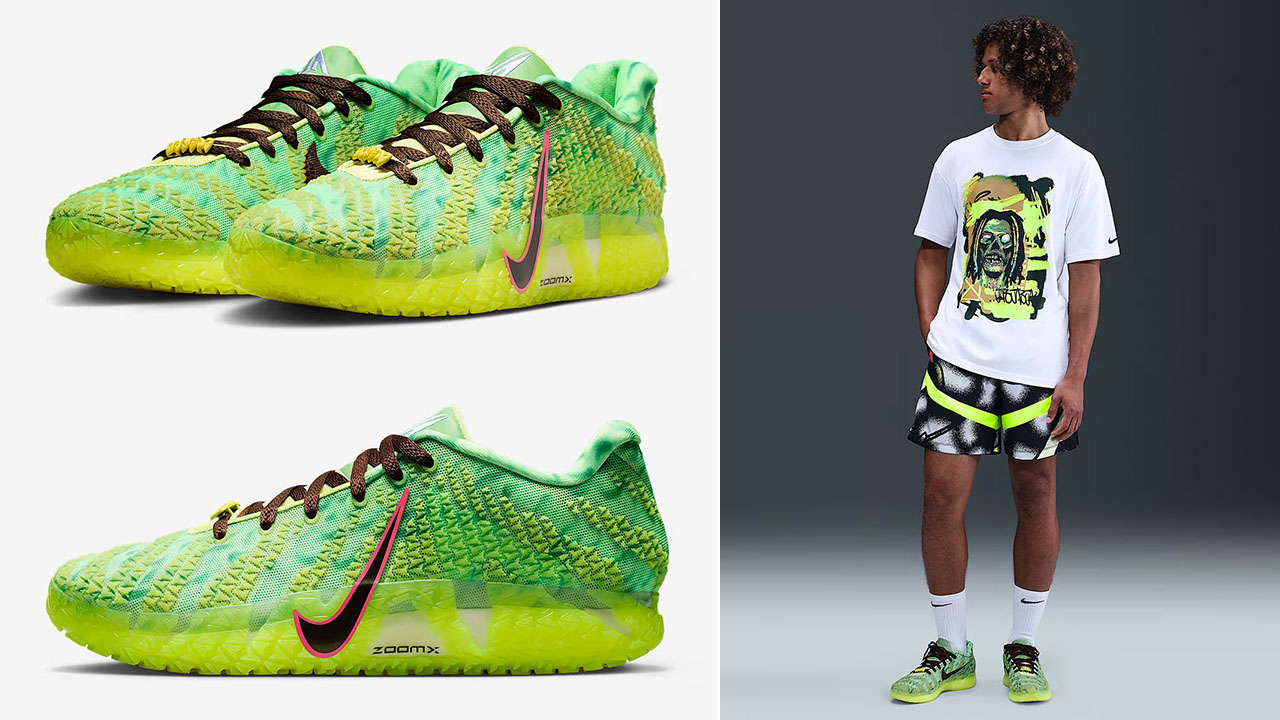 How to Style the Nike Ja 3 Zombie Halloween Basketball Shoes With Outfits