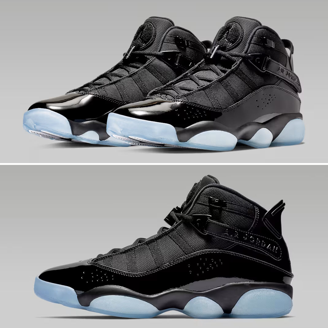 Jordan 6 Rings Black White Mens Shoes 322992-011