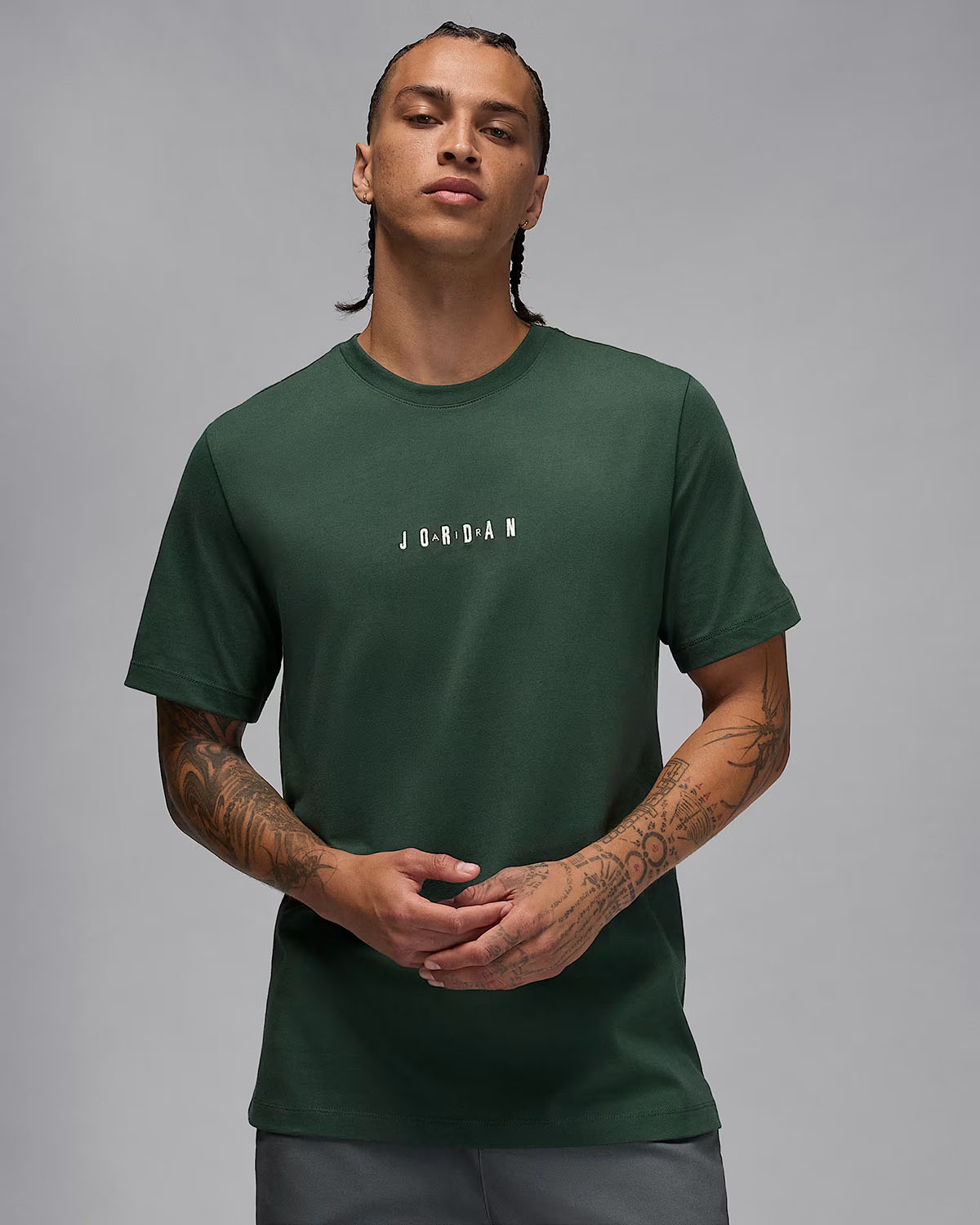 Jordan Air Mens T Shirt Midnight Green 1