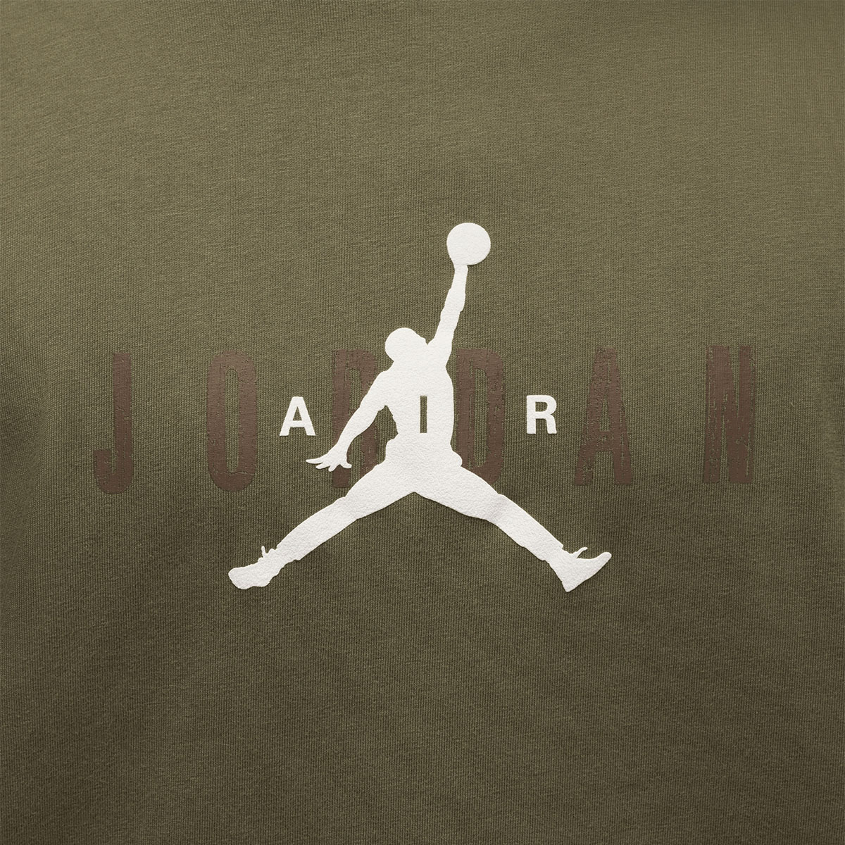 Jordan Brooklyn Air Mens Oversized T Shirt Medium Olive 2