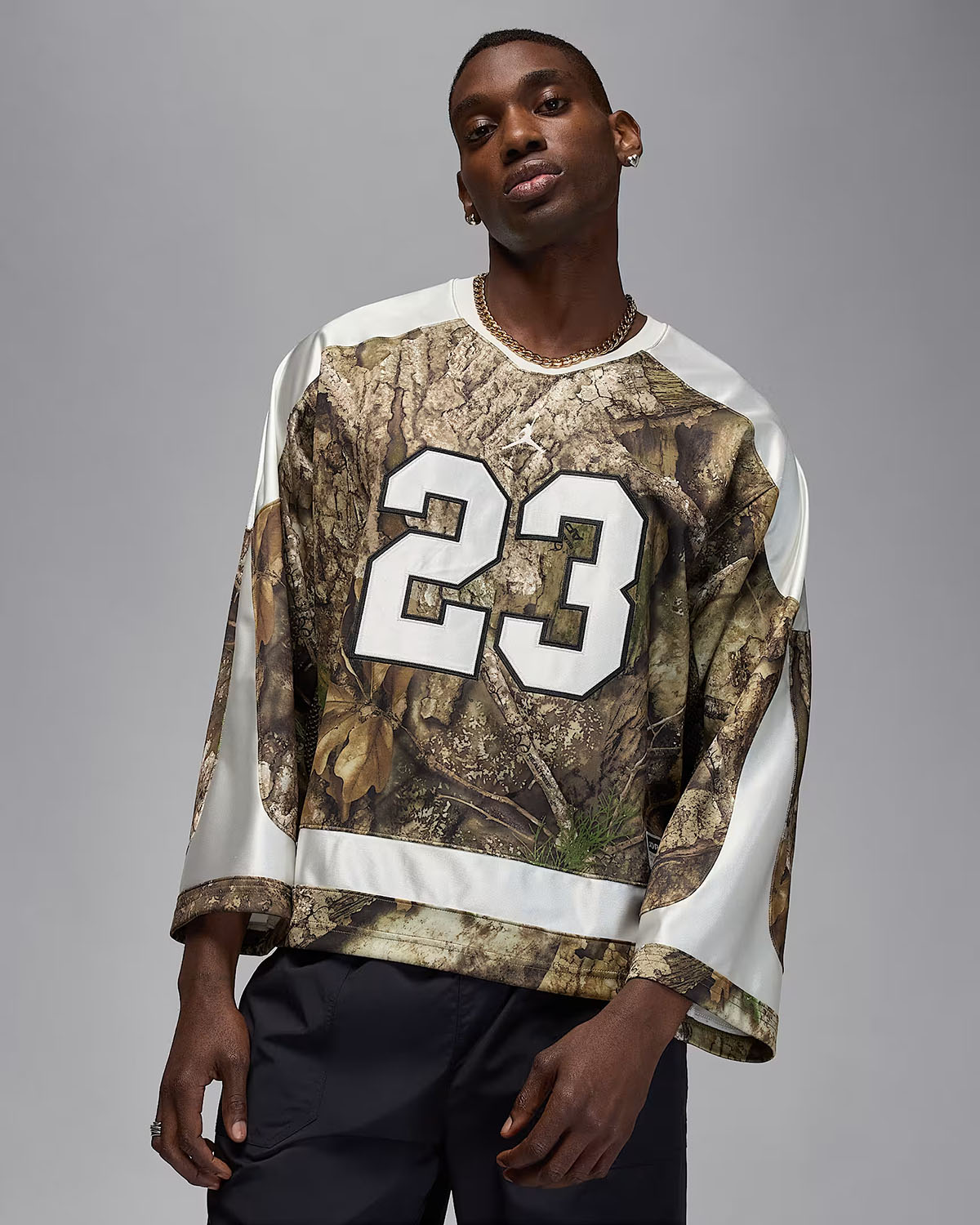 Jordan Brooklyn Mens Realtree Camo Hockey Jersey