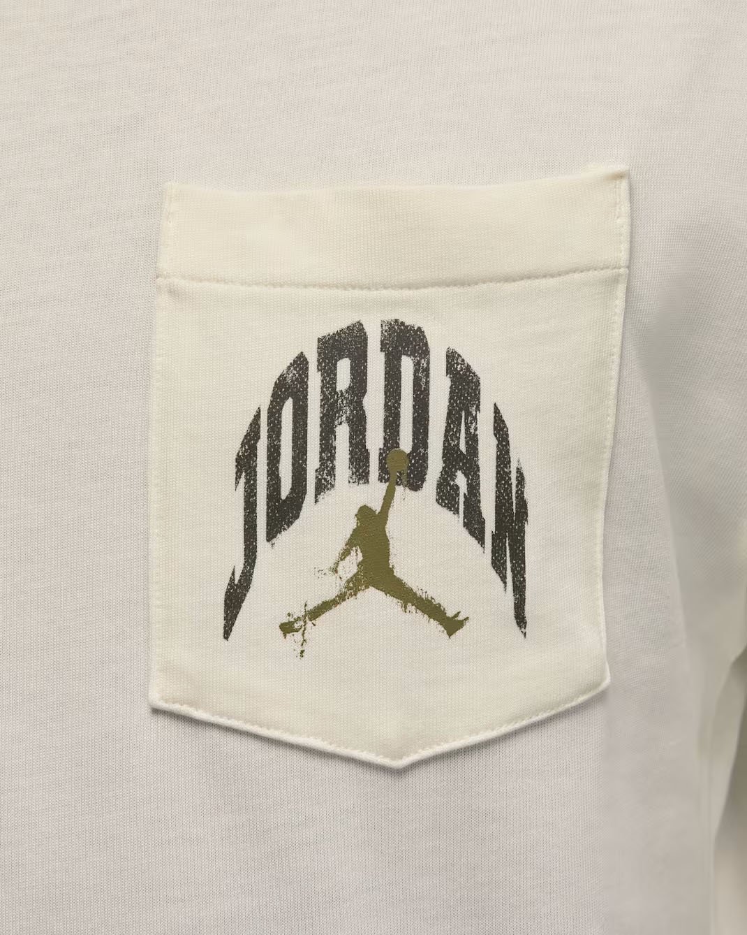 Jordan Brooklyn Mens Realtree Long Sleeve Pocket Crew Neck T Shirt Sail Medium Olive 2