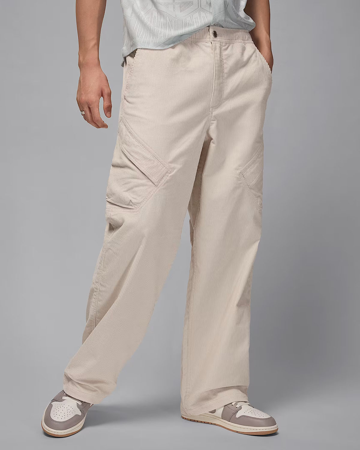 Jordan Flight Chicago Mens Corduroy Pants Light Orewood Brown