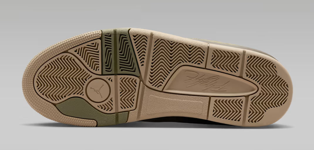 Jordan Flight Court Medium Olive Khaki Baroque Brown Mens Shoes 6