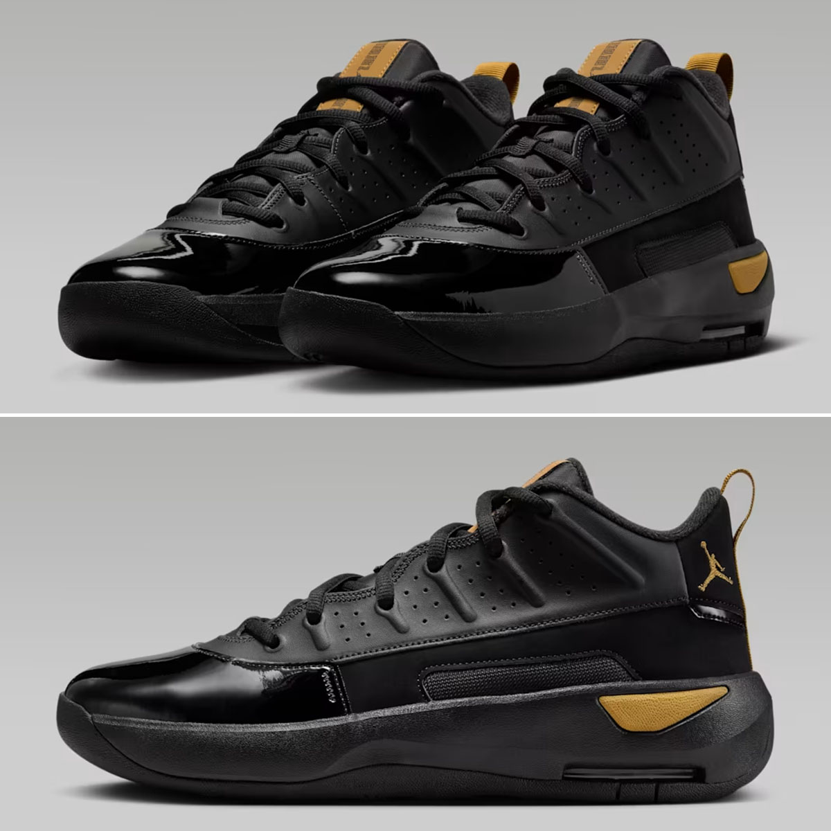 Jordan Max Aura 7 Black Metallic Gold Mens Shoes HQ2091-007
