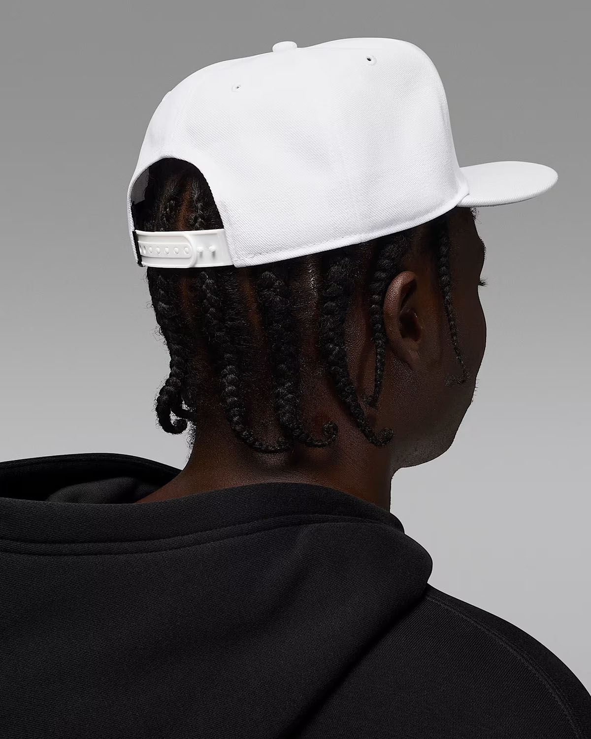 Jordan Pro Structured Snapback Hat White Red Black 2