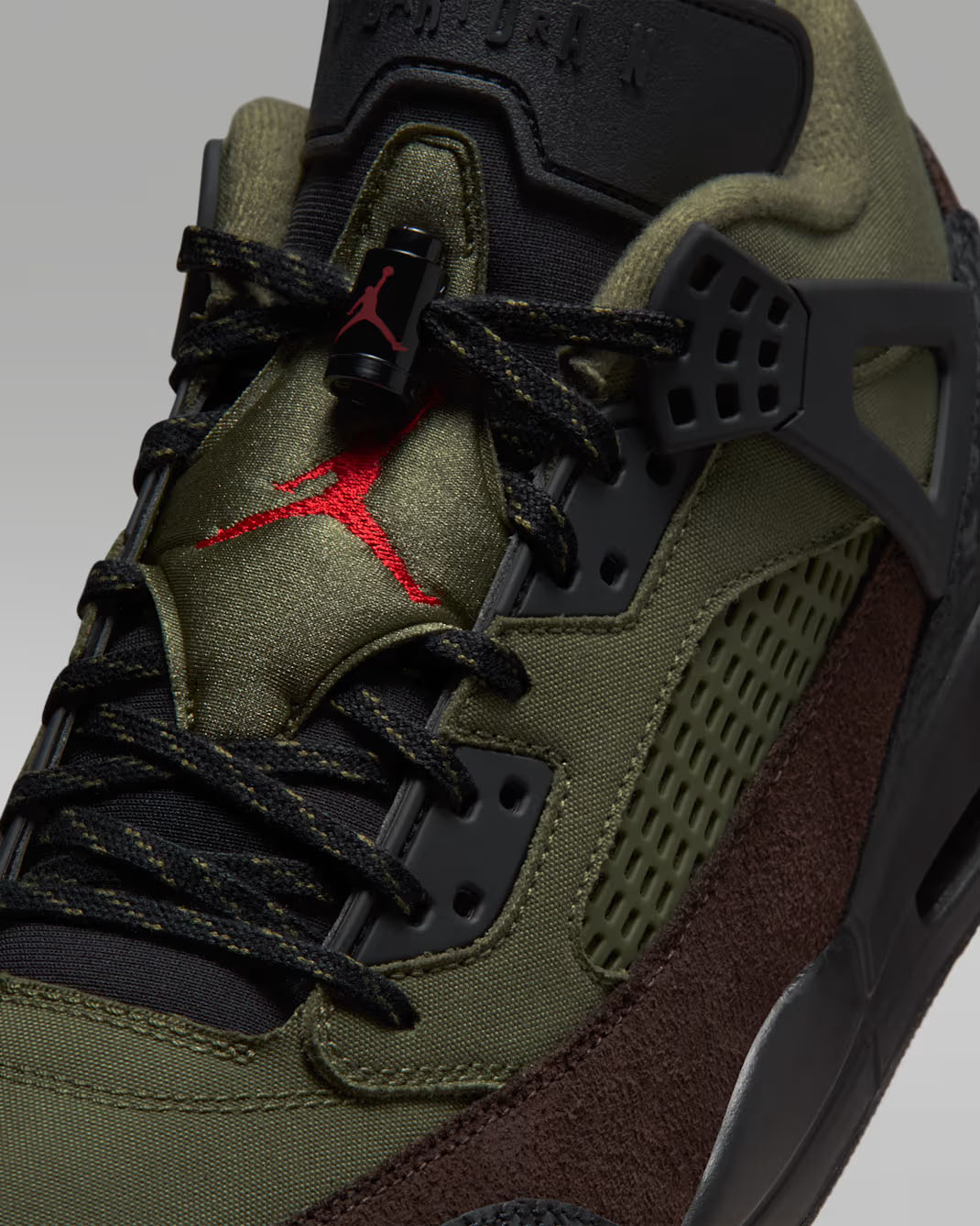 Jordan Spizike Low Beef and Broccoli Medium Olive Baroque Brown Mens Shoes 7