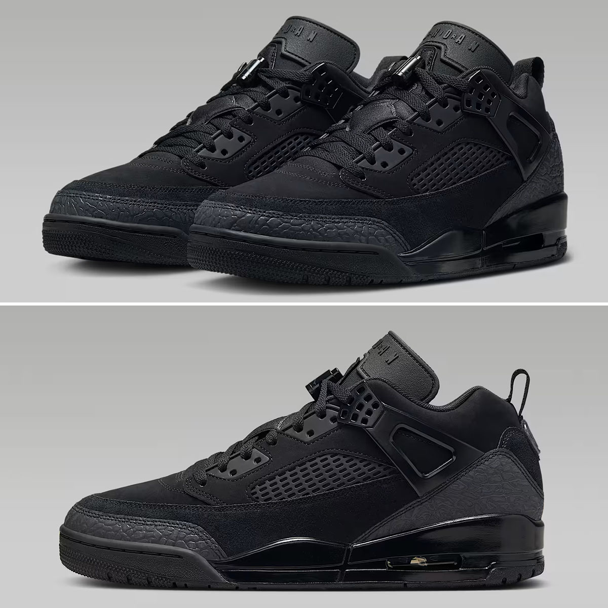 Jordan Spizike Low Black Cat 2025 Mens Shoes FQ1759-001