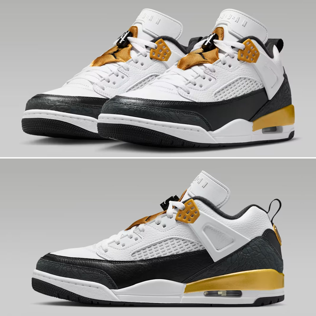 Jordan Spizike Low Taxi White Black Metallic Gold Mens Shoes FQ1759-108