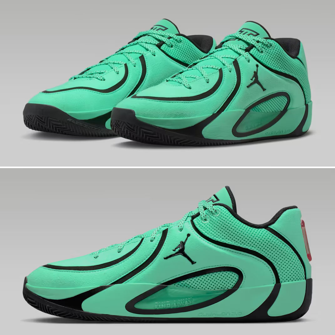 Jordan Tatum 4 Green Glow Basketball Shoes HQ4614-300