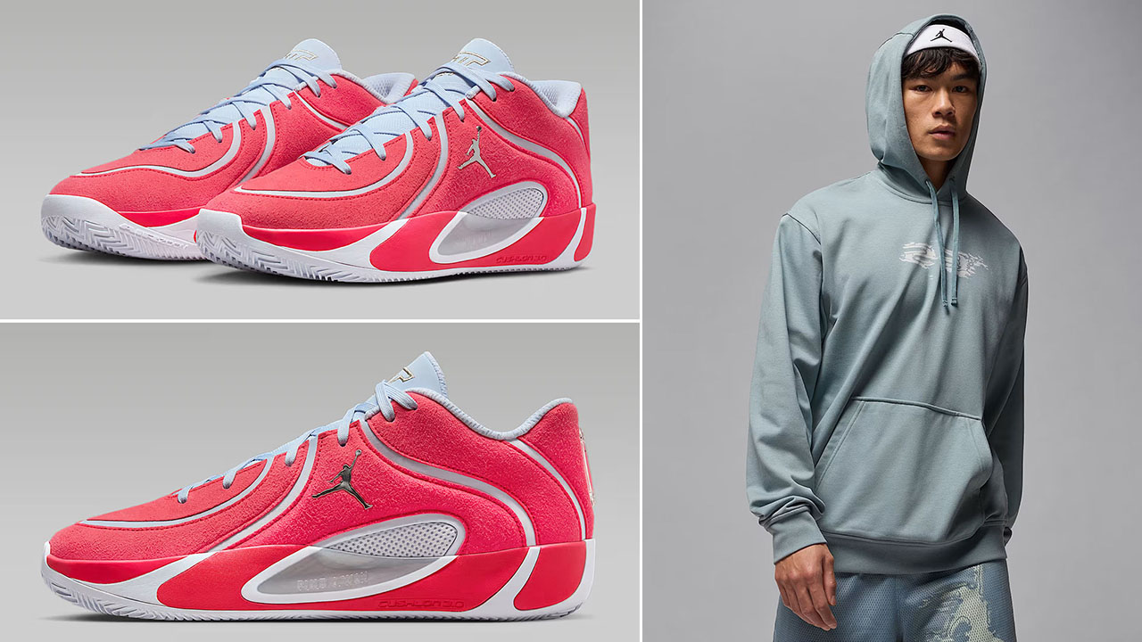 Jordan Tatum 4 St Louis Basketball Shoes x Jordan Sport Crossover Mens Hoodie Outfit