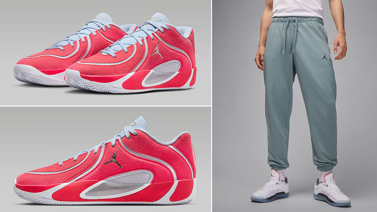 Jordan Tatum 4 St Louis Basketball Shoes x Jordan Sport Crossover Mens Pants Outfit