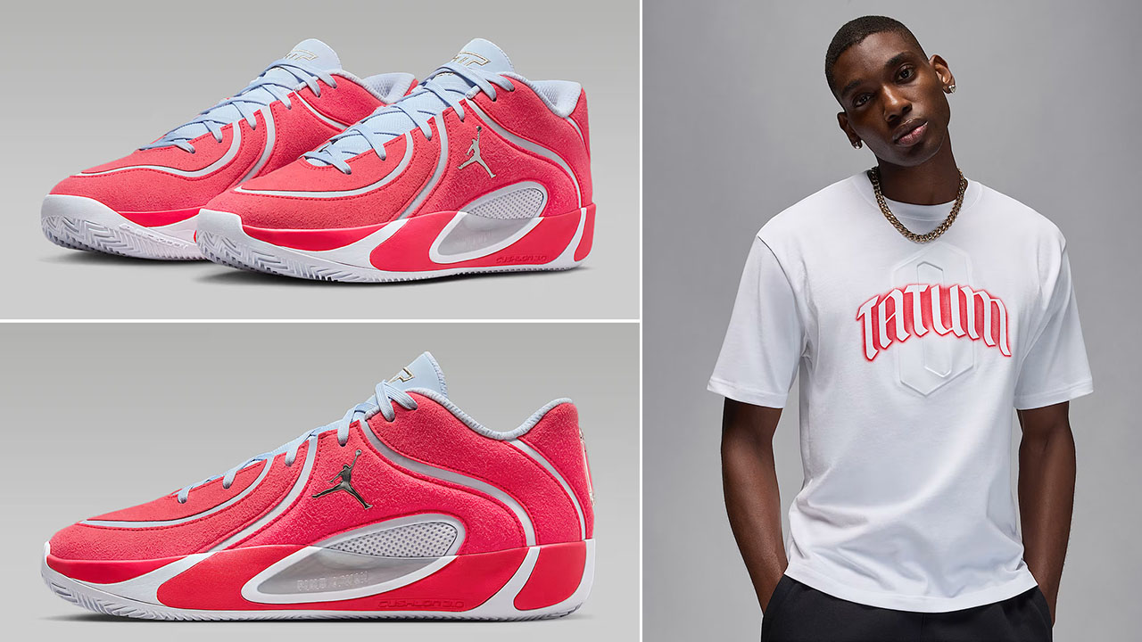 Jordan Tatum 4 St Louis Basketball Shoes x Jordan Tatum Mens T Shirt Outfit