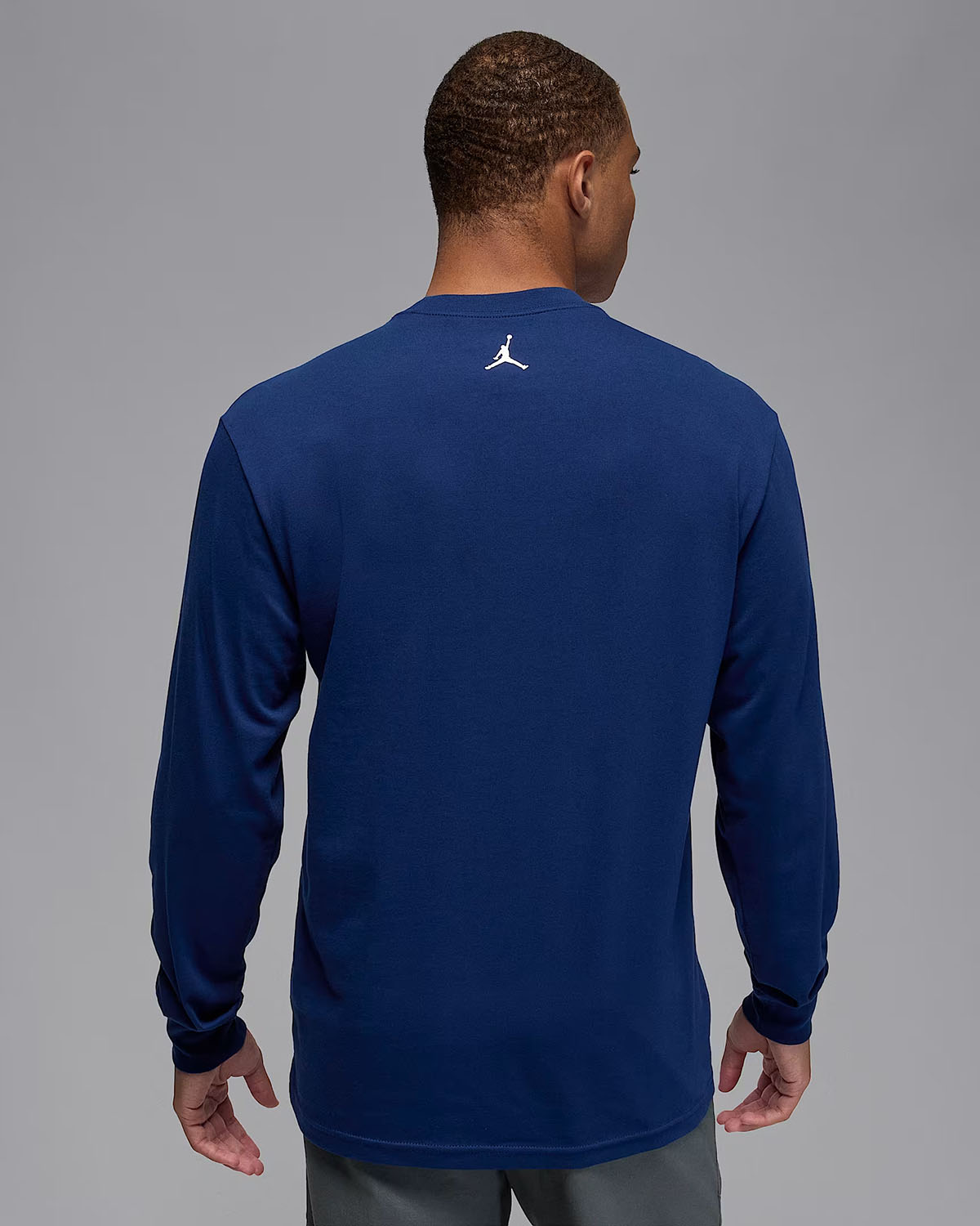 Jordan Wings Graphic Men's Long Sleeve T Shirt Blue Void 2
