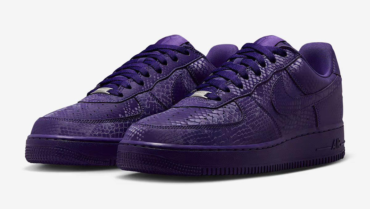 Kobe Bryant Nike Air Force 1 Low Court Purple Mens Shoes 1